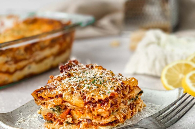 The Best Lasagna with Homemade Ricotta